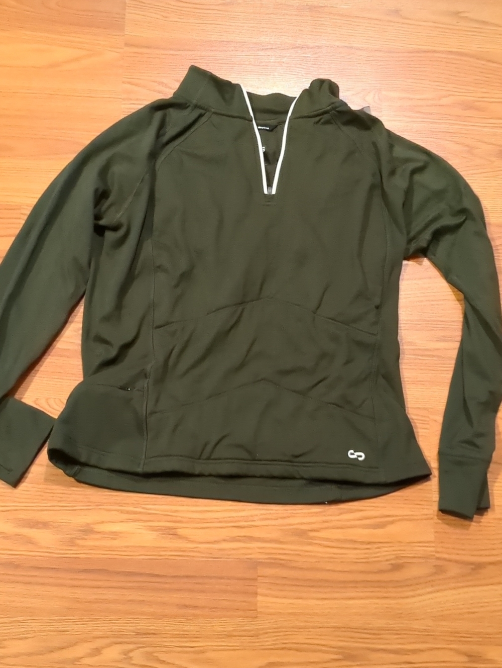 OROS Solarcore Quarter Zip Pullover Womens Medium Moss Green Technical Fleece